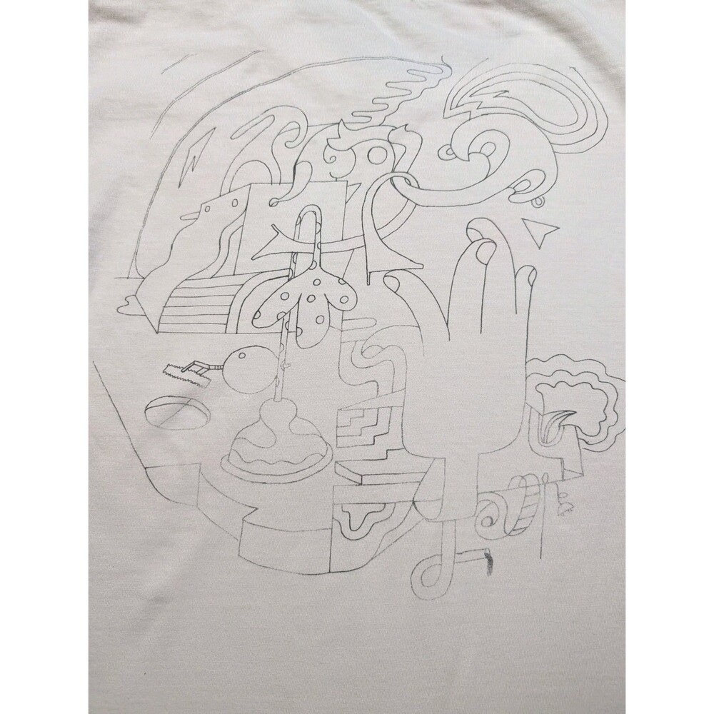Faces By Mac Miller - 2014 Remember T-Shirt White Graphic Tee Mens Small Rap